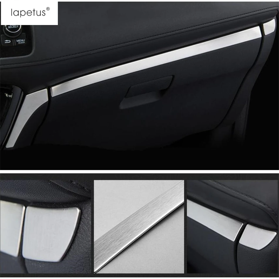 Lapetus аксессуары подходят для Honda Fit HR-V VEZEL- центр Управление инструмент Панель полоска для автомобильной двери молдинг крышка комплект отделка