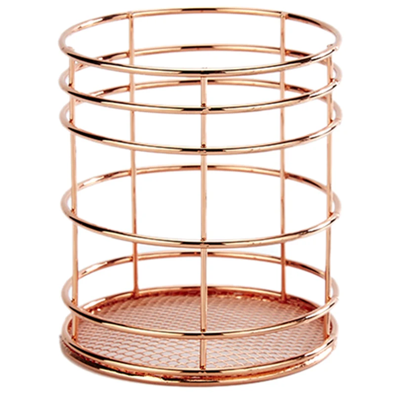 

Hollow Pen Holder Pencil Pot Makeup Brushes Storage Desk Organiser Container Organizer Desk Stationery Decor