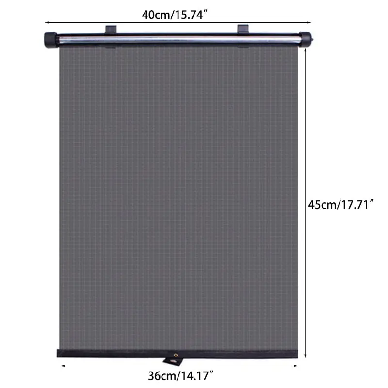 

Auto Car Sun Shade for Side and Rear Window Curtain Roller Sunshade Sun Protector Blocks Harmful UV Rays Universal for Baby