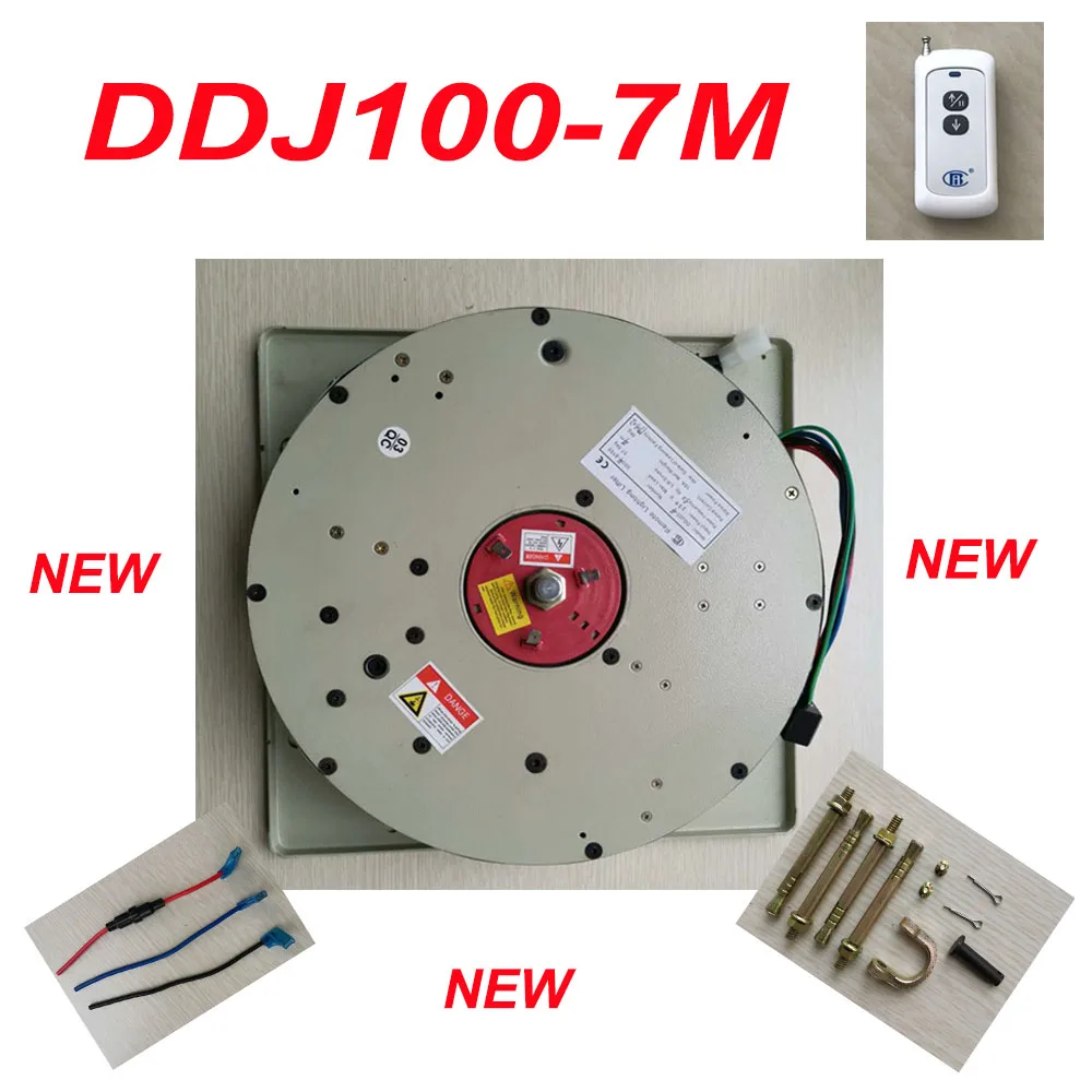DDJ100KG 7M Chandelier Hoist Light Lifting System Lamp Winch Lighting