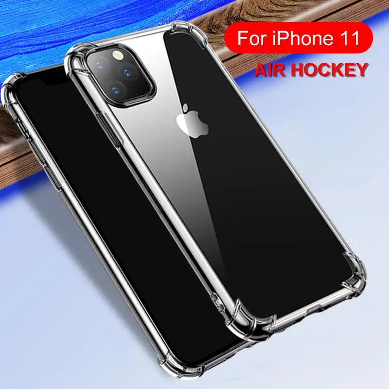 

Case For iPhone 11 Pro Max Phone Protection Shockproof Luxury Transparent Protector Shell For iPhone Xs Max Xr XS Plus X Coque