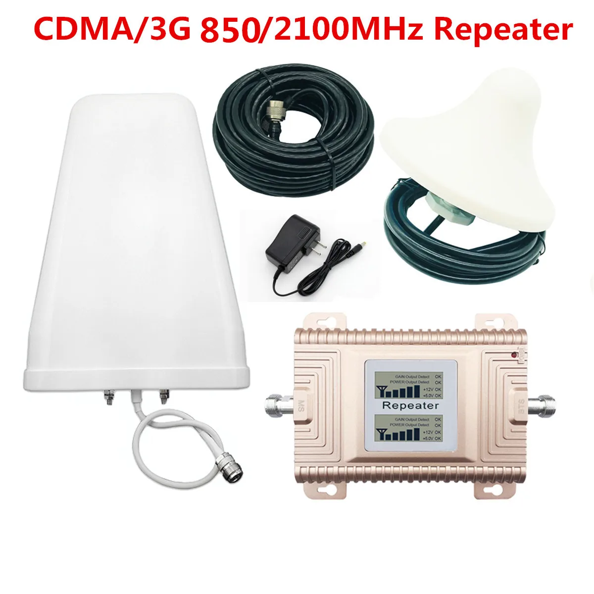 

2G 3G 4G Cell Phone Signal Repeater Booster Amplifier Extender Phone Signal Repeater Booster Amplifier Three Netcom