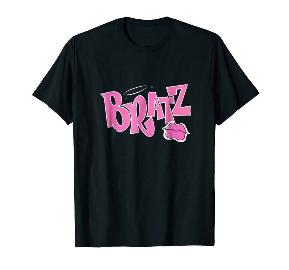 

Bratz Rock Angelz Black T-Shirt S-3Xl Summer O Neck Tops Tee Shirt
