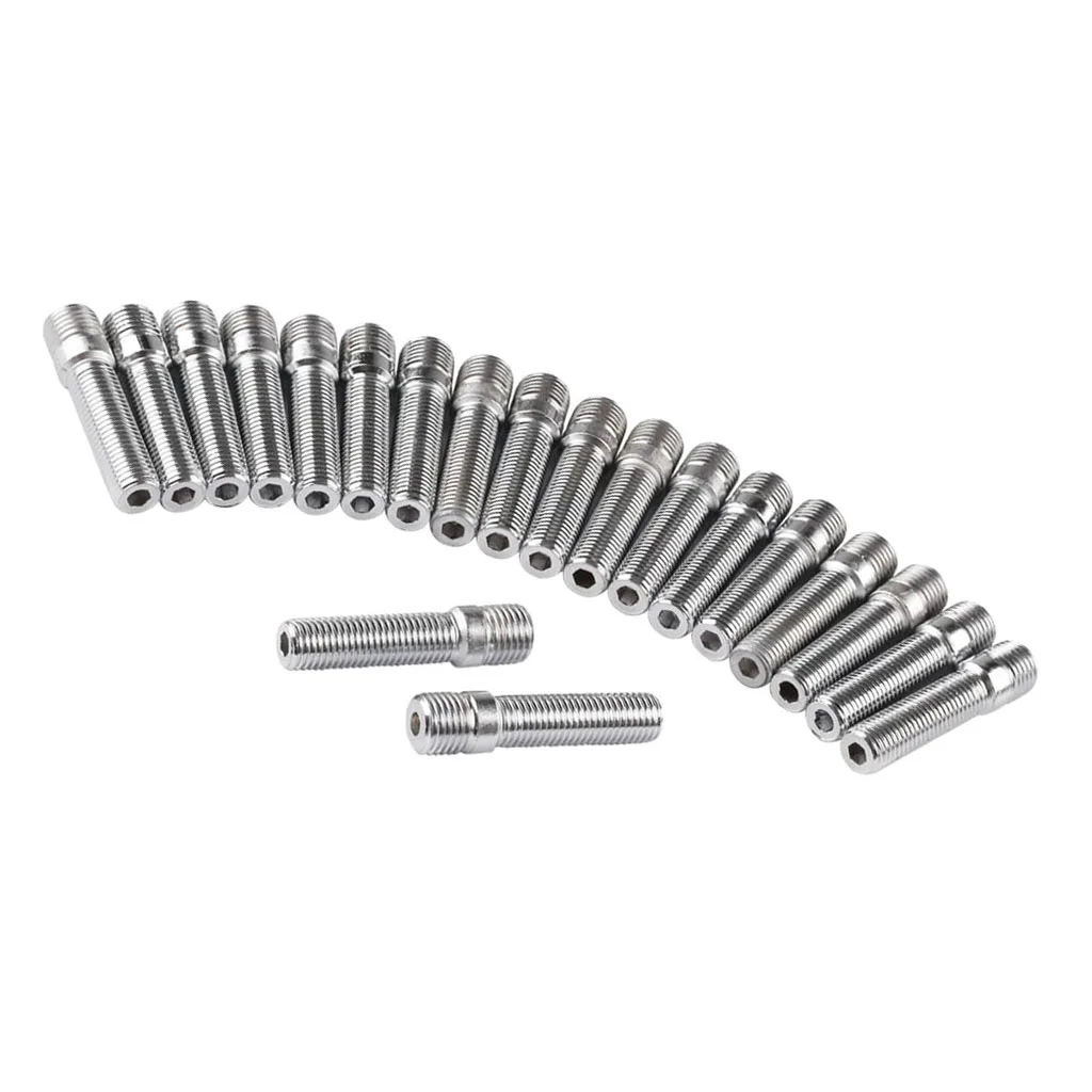 20 Pieces Conversion Converter Adapter Kit 14*1.5 to 2*1.5 Bolt Rim Wheel Studs