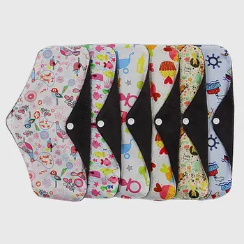 

Bamboo Charcoal Postnatal Breathable Pad Sanitary Napkin Reusable Washable Fiber Cloth Menstrual Period Pad 2020