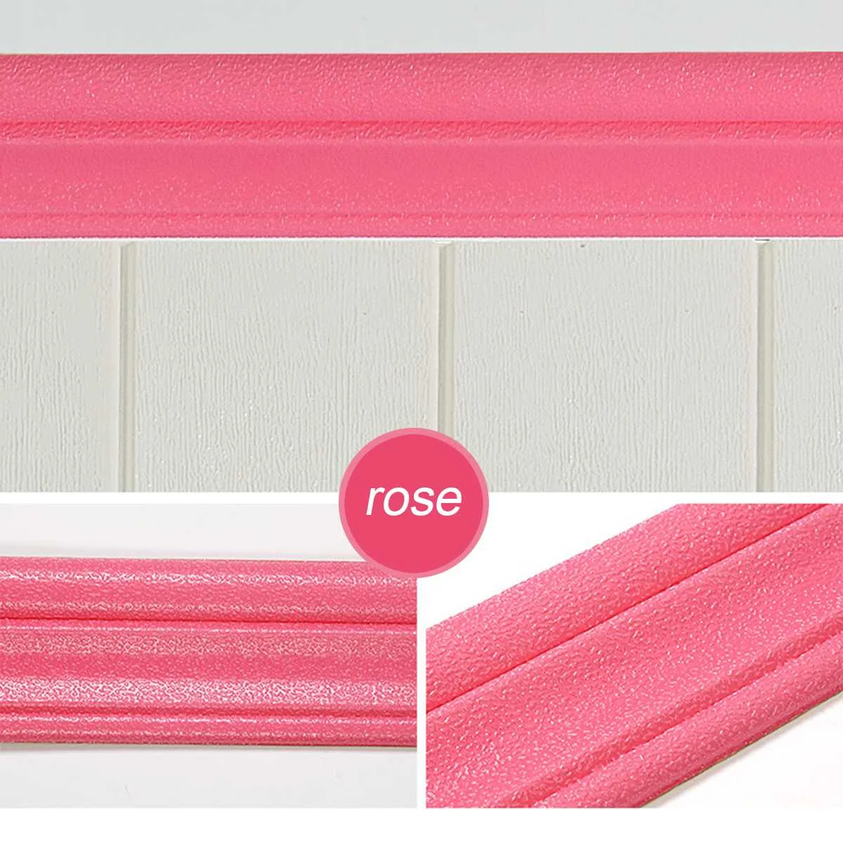 rose 8*230 см, Настенная Наклейка для гостиной, линия талии, для дома, плитка, водостойкая, самоклеющаяся, ПВХ, обои, кайма, пена, фон, плинтус - Цвет: rose