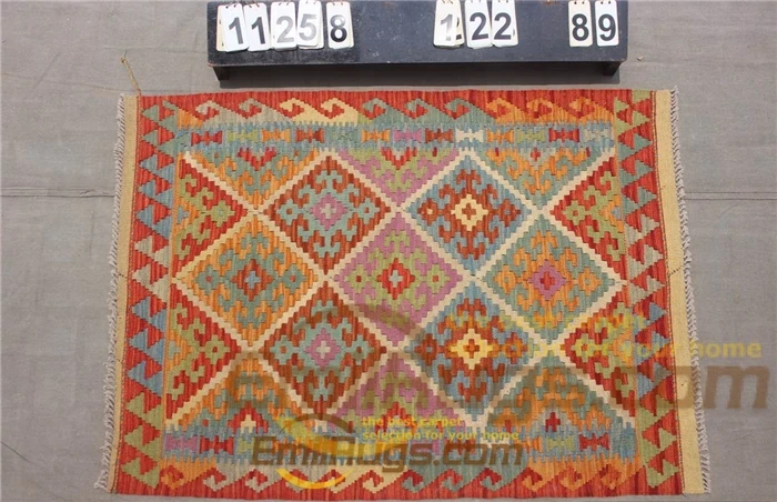 kilim carpet wool Wool Woven Big For Living Room Geometric Bohemian Wool Knitting