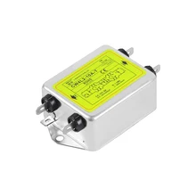 Однофазный фильтр для очистки от помех EMI переменного тока 220 В CW4L2-3A/6A/10A/20A-T