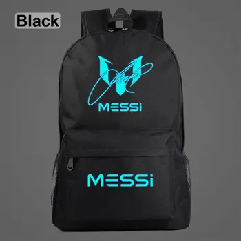 

AL3203 Luminous Football Stars Messi 10 Number Boy Girl School bag Teenagers Student Schoolbags Women Packsack Men Backpack
