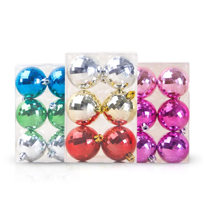 Новогоднее украшение шары комплект ювелирных изделий 6 шт. елочный шар украшения