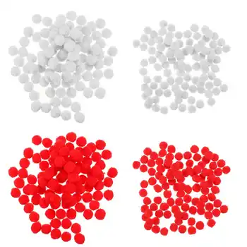 

10/15mm Pompoms Soft Pom Poms Fur Ball Arts Toys Crafts DIY Apparel Sewing Fabric Supplies Wedding Home Decoration