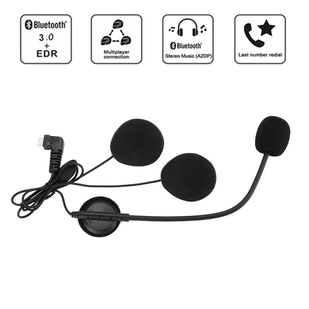 Новинка Bluetooth гарнитура для мотоциклетного шлема интеркомы режима свободные