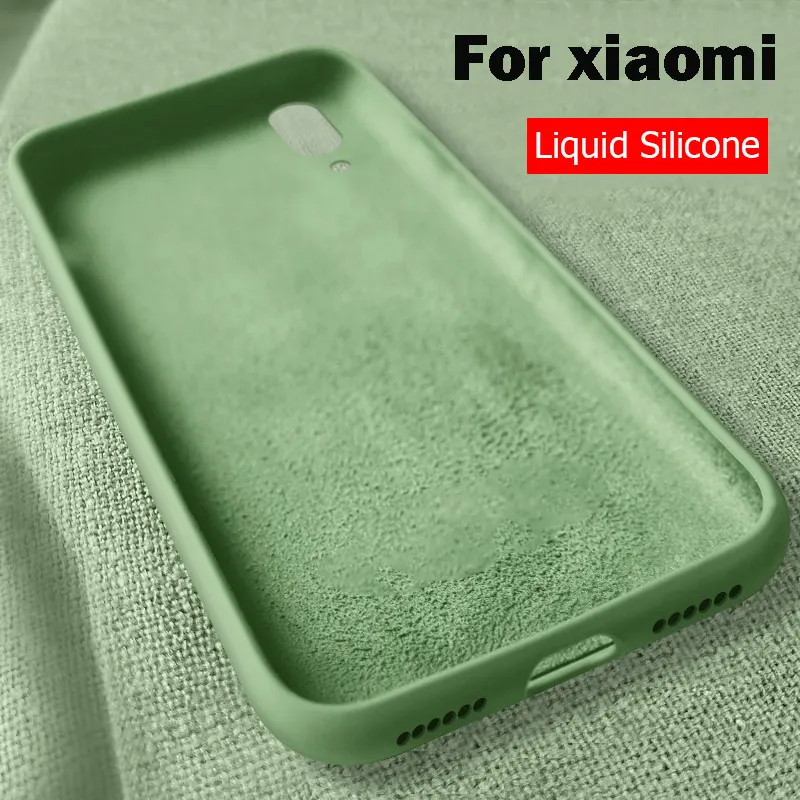 Жидкий силиконовый чехол для Xiaomi mi 9 SE 8 Lite X 2 3 2S A1 A2 5X 6X тонкие мягкие чехлы Red Note 7 6