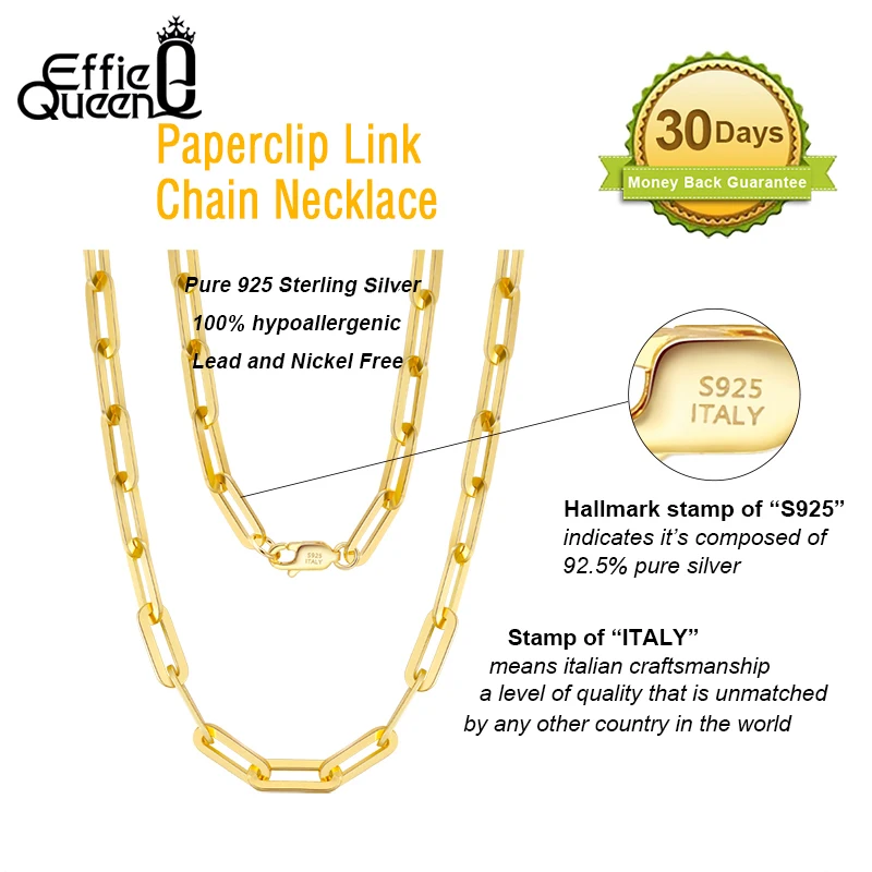 Amazon.com: FREEMVMT 16 inch 18K Layered Gold Chain Necklaces for Women -  Dainty Gold Necklace Set - Layered Paperclip Chain Necklace for Women:  Clothing, Shoes & Jewelry