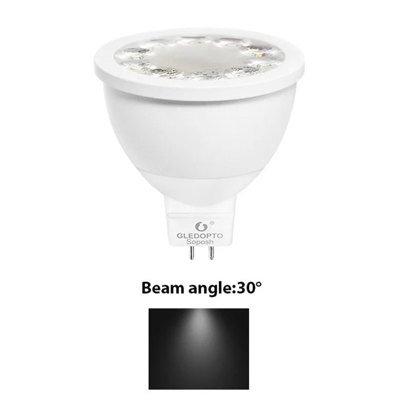 Декоративный прожектор DC12V MR16 RGB+ CCT 2700-6500K совместим с ZigBee