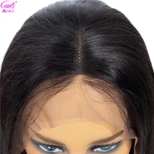 Парики из натуральных волос на кружевной основе 13 × 4, парик из малазийских волос Remy, коричневый парик их натуральных волос