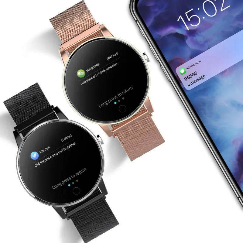 Смарт-браслет для Bluetooth, экран 1,3 дюйма, IP68 водонепроницаемый шагомер, измеритель температуры, кровяное давление, монитор сна, спортивный браслет