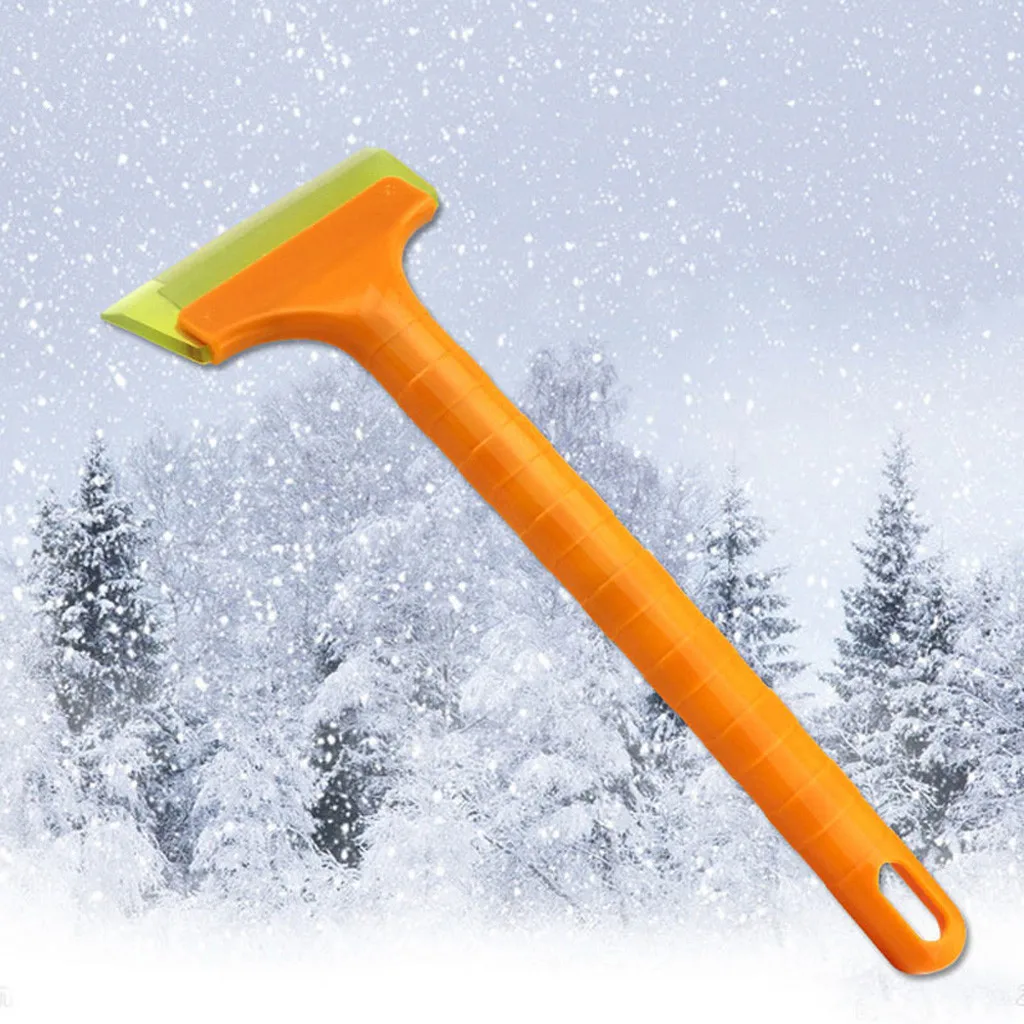 Newest Car Accessories Multifunctional Snow Shovel Long Rod Deicing Ice Sweep Tool Windshield Snow Scraper 33*15.5cm Wholesale