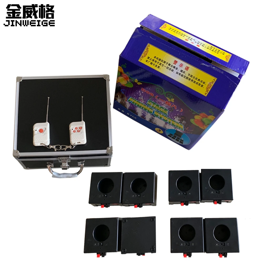 

8 Cues Receiver Stage Equipment Fountain System Cold Firework Ignition Machine Wireless Remote Pyrotechnics For Wedding