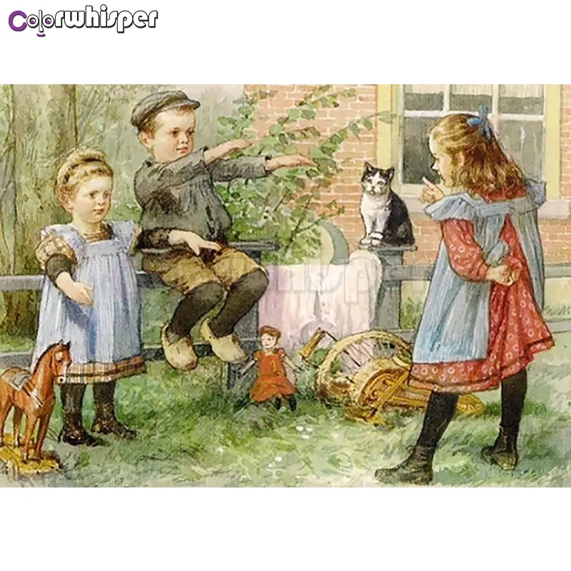 Günstige Diamant Malerei 5D Voll Platz Runde Bohrer Land Leben Dorf Daimond Stickerei Malerei Kreuz Stich Bild Wand Kunst Z830