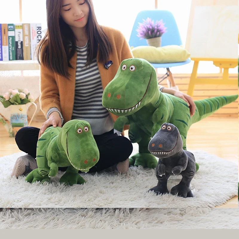 Epacket 1pc 40-100cm New Dinosaur Plush Toys Cartoon Tyrannosaurus Cute Stuffed Toy Dolls for Kids Children Boys Birthday Gift | Игрушки и