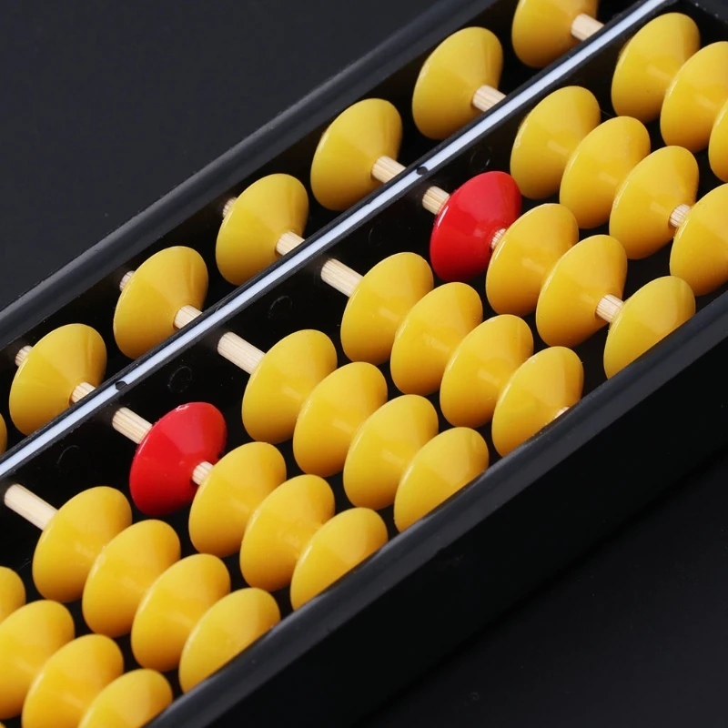 Abacus Soroban Beads Column Kid School Learning Tools Educational Math Toys