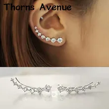 Новые модные серьги-гвоздики серебристого и золотого цвета в стиле бохо, клипсы для ушей, свадебные массивные серьги-клипсы для женщин, вечерние ювелирные изделия