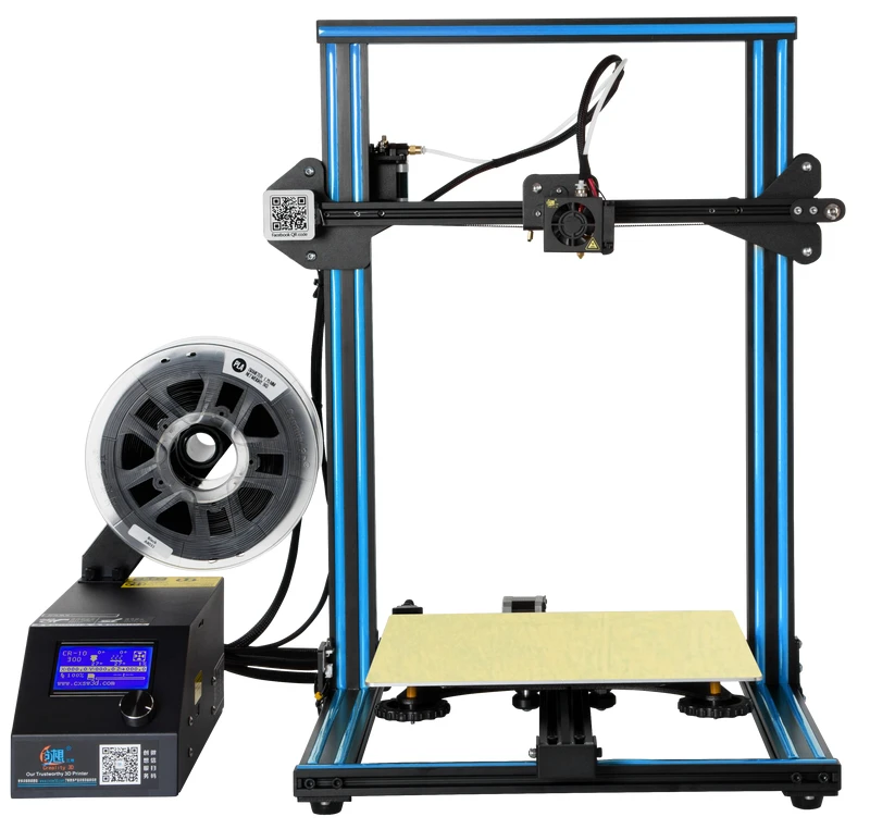 

Creality CR-10 DIY 3D Printer Kits Linear pulley system Oversized build size Industrial grade circuit board Split design