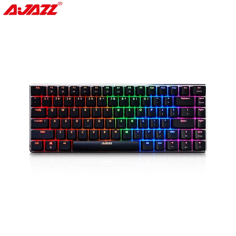 

Ajazz AK33 Mechanical Keyboard Gaming Keyboard Wired Blue / Black Switch Russian / English Layout RGB Backlight