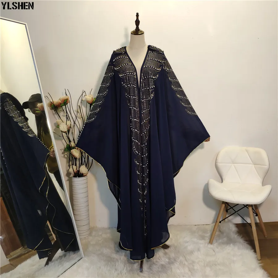 Muslim Dress African Dresses for Women Clothes Plus Size Dashiki Diamond African Dress Hijab Abayas Dubai Robe Africa Clothing 11