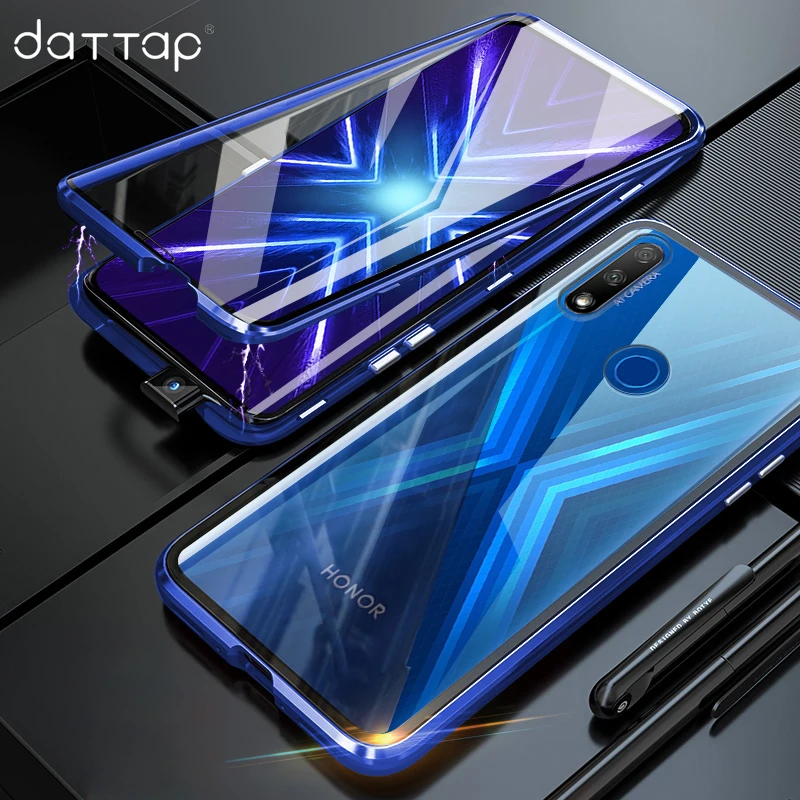Чехол премиум класса для huawei Honor 9X с магнитной защитой 360 двойная защита из