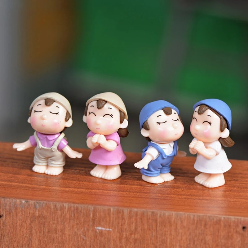 16 видов стилей Милые смолы для любителей Кореи/собаки/коровы/черепахи фигурка животного миниатюрный орнамент кукла игрушка кукольный домик бонсай Сказочный садовый декор