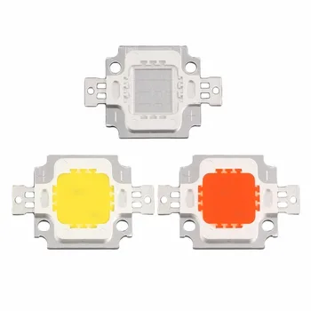 

2pcs 2016 NEW Arrival COB led High Power 10W LED Chip red yellow blue LED Bulb Lamp Light Chip LED