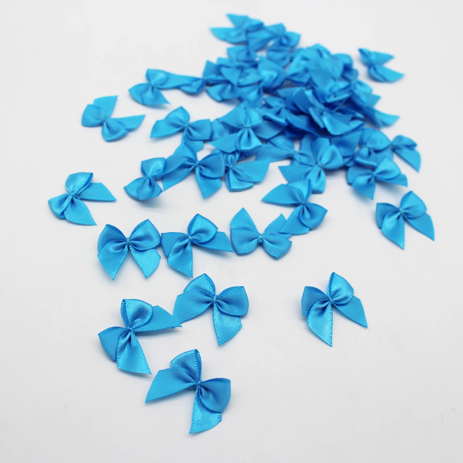 Satin Ribbon Bows 1 Inch 50Pcs For Crafts DIY Christmas Wedding Party Decor