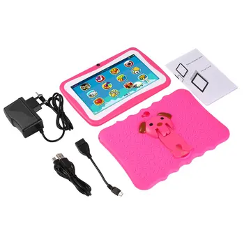 

7 Inch Quad Core Kids Children Tablet PC 1GB RAM+8GB ROM Professional Learning Education Tablet Computer for Android 4.4