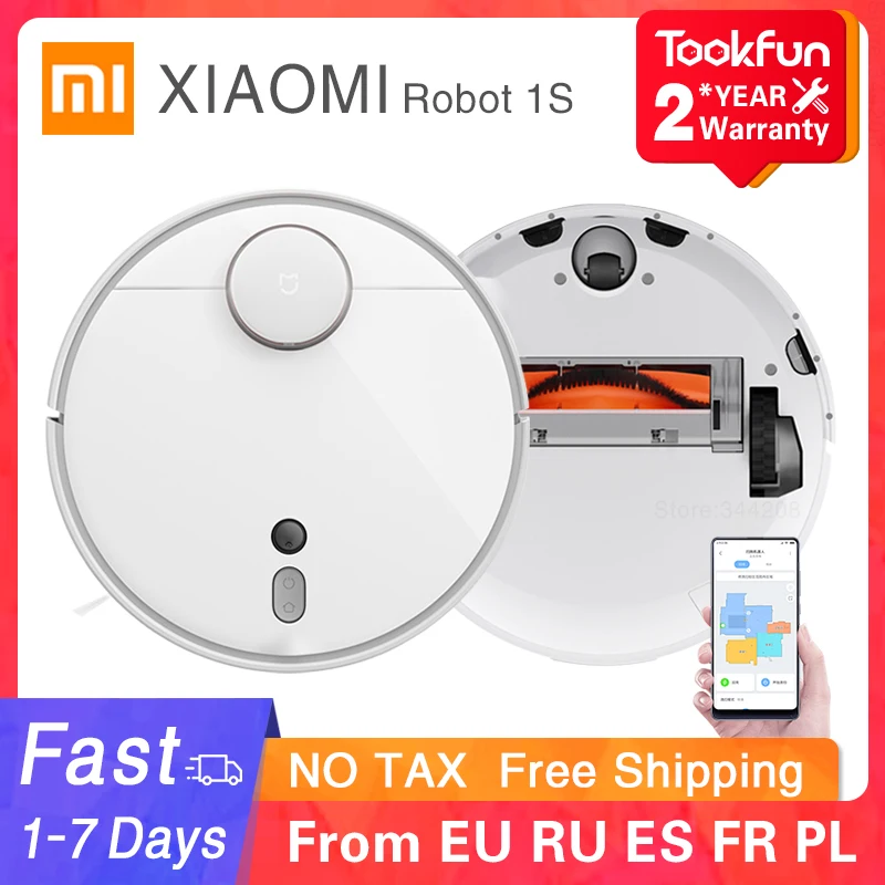 2021 Xiaomi Mijia Mi Robot Vacuum Cleaner 1s For Home Automatic Sweep Dust Collection Cyclone Suction Wifi App Smart Planned Rc Vacuum Cleaners Aliexpress