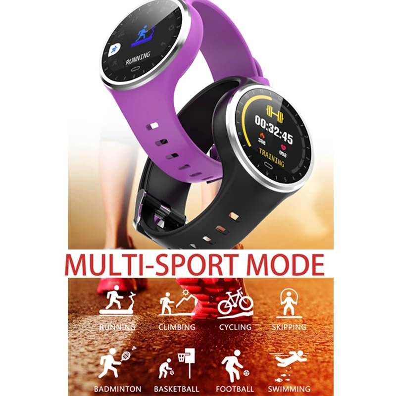 Smartband мужской Браслет фитнес-трекер пульсометр Монитор артериального давления спортивные водонепроницаемые наручные часы Reloj Для IOS Android