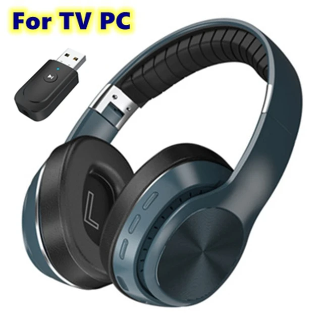 ergens bij betrokken zijn Getand drie 8D Stereo TV Wireless Headphones with Television TV PC AUX Audio Bluetooth  Adapter for Phone Laptop PC Speaker Bluetooth Headset