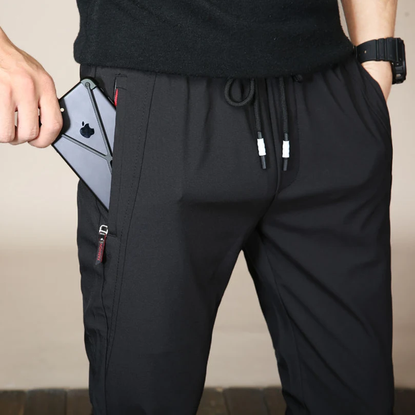 Spring Summer Thin Harajuku Pant Men Tracksuit Elastic Waist Sport Jogging Streetwear Trousers Business Sportswear Clothing men trousers