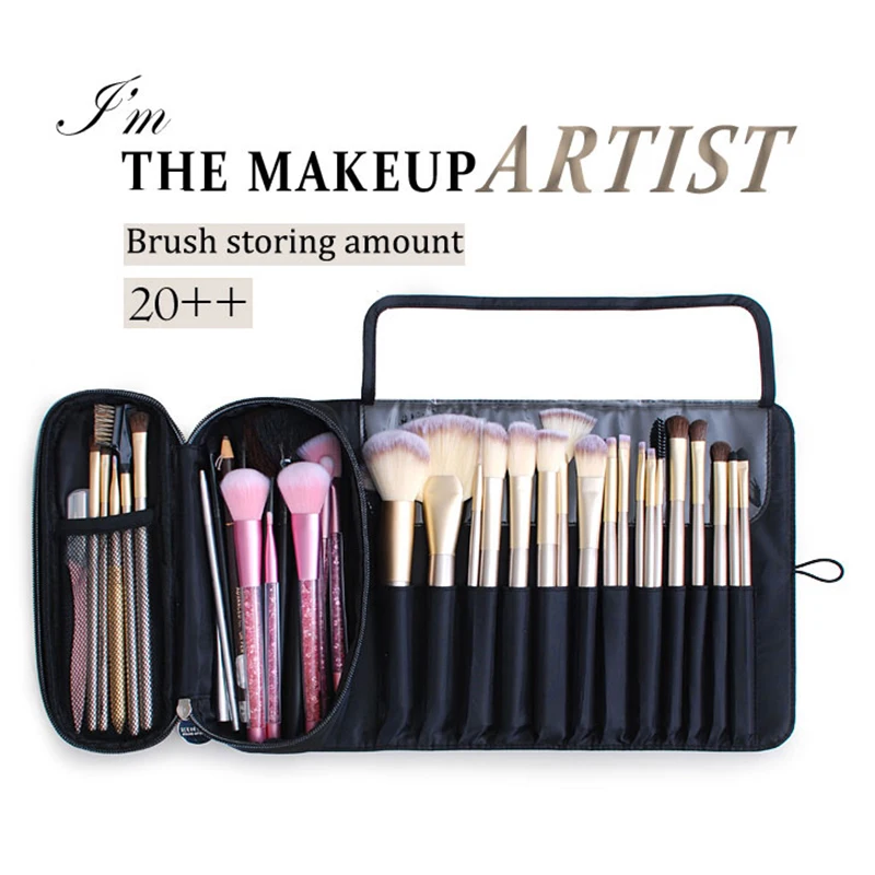 Jual Women Fold Cosmetic Bag With Large 