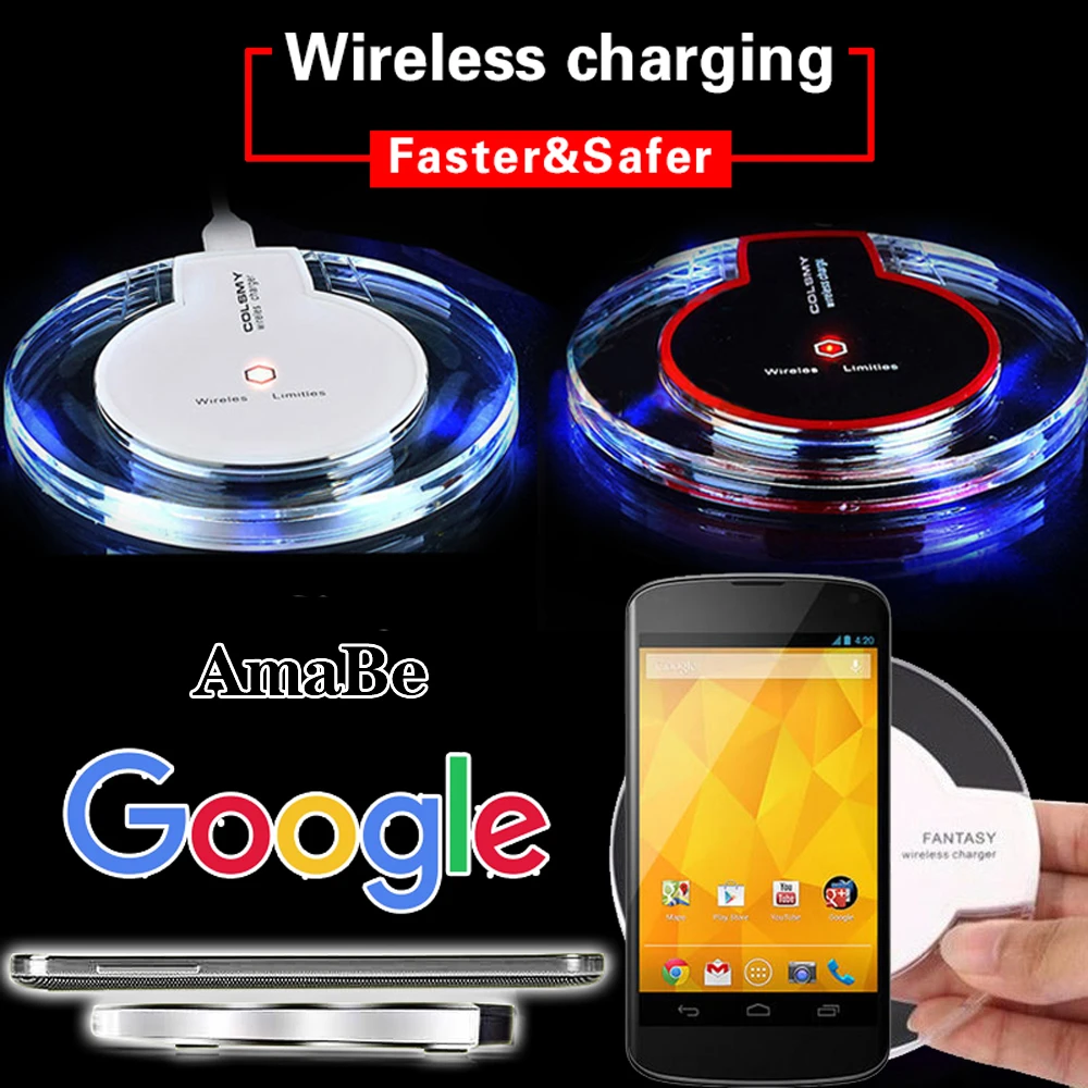 Cargador inalámbrico QI Universal, base de para Nexus 4 5 6 / Google Pixel 3/3 XL|Cargadores inalámbricos| AliExpress