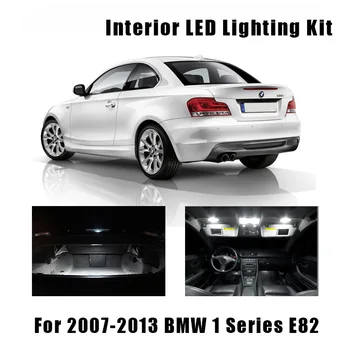 

19pcs White Canbus LED Car Accessories Interior Light Kit For 2007-2013 BMW 1 Series E82 120i 125i 135i 120d 123d Reading Light