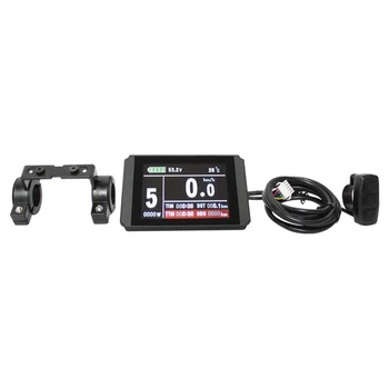 

NEW-Ebike 24V 36V 48V KT LCD8HU Display USB Programmable Regenerative Controller Colorful LCD8 Control Panel Electric Bike