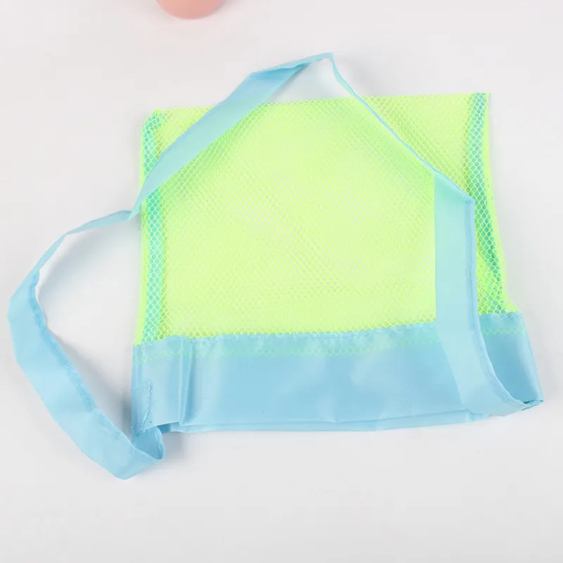 Марлевые фильтрованные воды Детские пляжные игрушки крупная сумка прочный шнурок Упаковка для хранения для детей