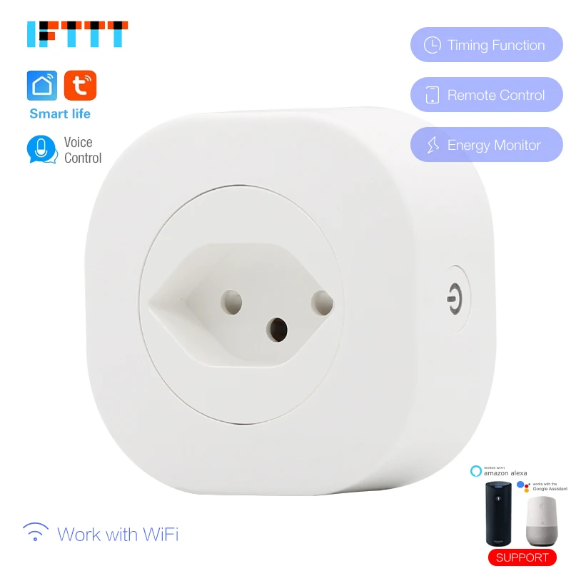 16А Швейцарский Wi-Fi Smart CH Plug power Monitor умная розетка Беспроводная розетка Голосовое управление работа с Alexa Google home IFTTT