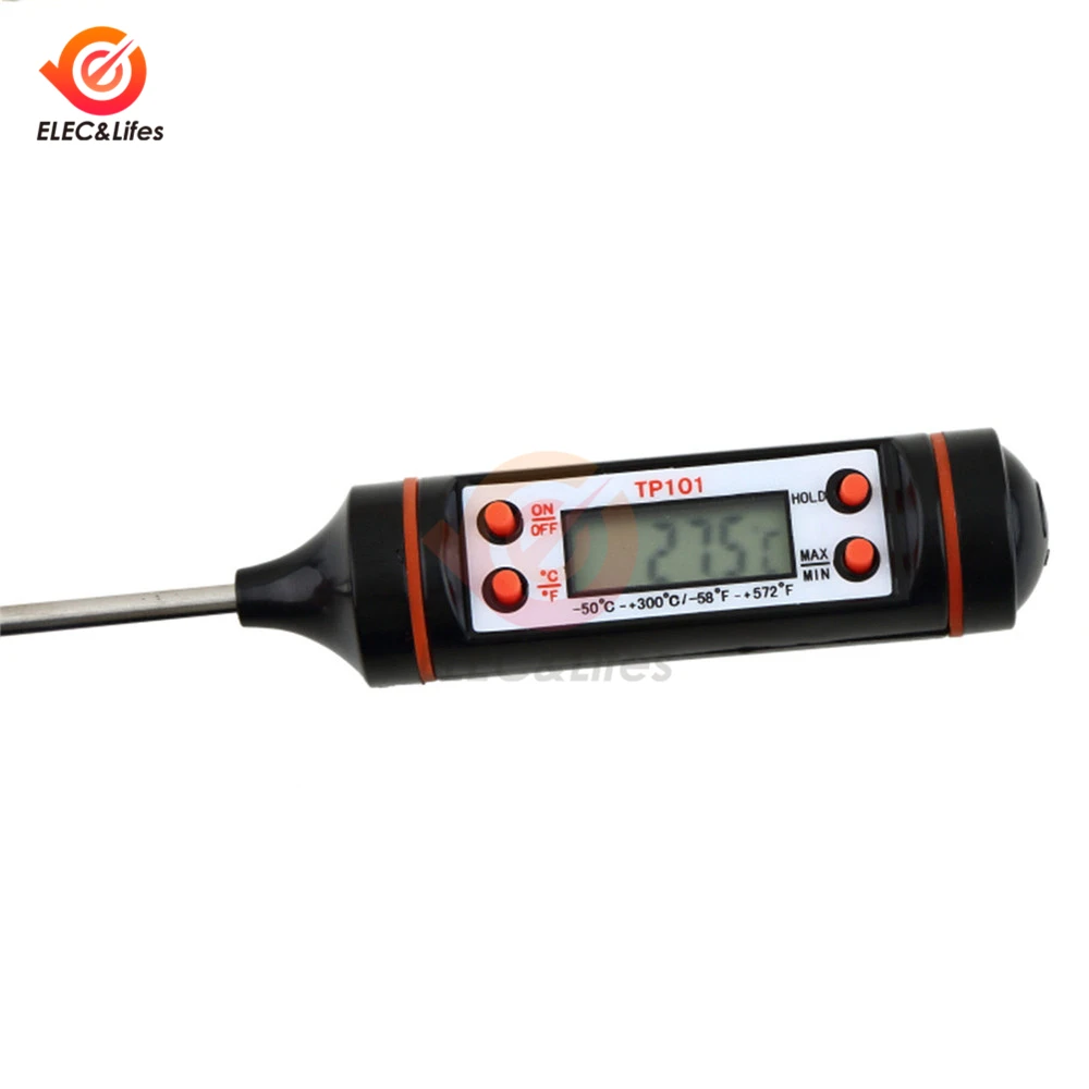 Электронный Компактный цифровой термометр ручка инструменты барбекю, мясная пища безопасный зонд Кухня кухонная Метеостанция датчик температуры