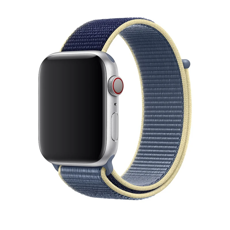 Спортивные тканый нейлоновый ремешок для Apple Watch, версии 3, 42 мм, 38 мм, браслет на запястье ткань пояса-как нейлоновый ремешок для наручных часов iWatch, 5/4/3/2 40 мм 44 мм