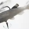 1Pc 8cm Life-Like Fishing Bait Quality Minnow Fishing Lure 3D Eyes Plastic Hard Bait Tackle Artificial Jig Wobblers Fishing Bait 4