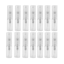 200 pçs/lote 2ml de plástico transparente spray garrafa pequena embalagem cosmética atomizador garrafas perfume atomização spray recipiente líquido