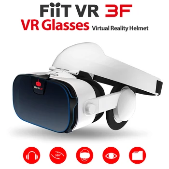 

FiiTVR 3F 3D VR Glasses Virtual Reality Helmet Headset head-mounted Audiovisual integration for Smart Phone 4.5-6.3 inch